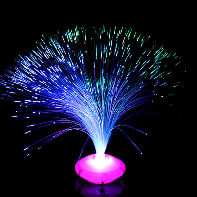 Colorful Toys Glowing Gypsophila luminous toy with three LED lights and eight modes on a table