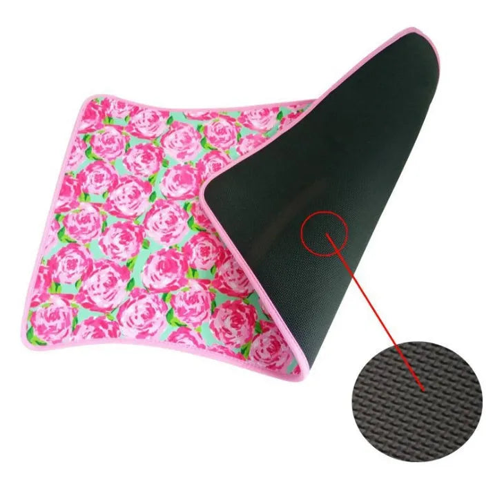 Neoprene non-slip car mat with leopard print, 5mm thick, 68x44cm, pack of 10.