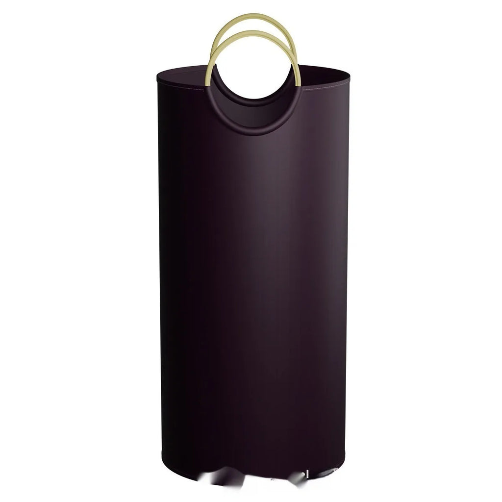 Round portable trash can with 38x72cm dimensions in PP material for office and outdoor use