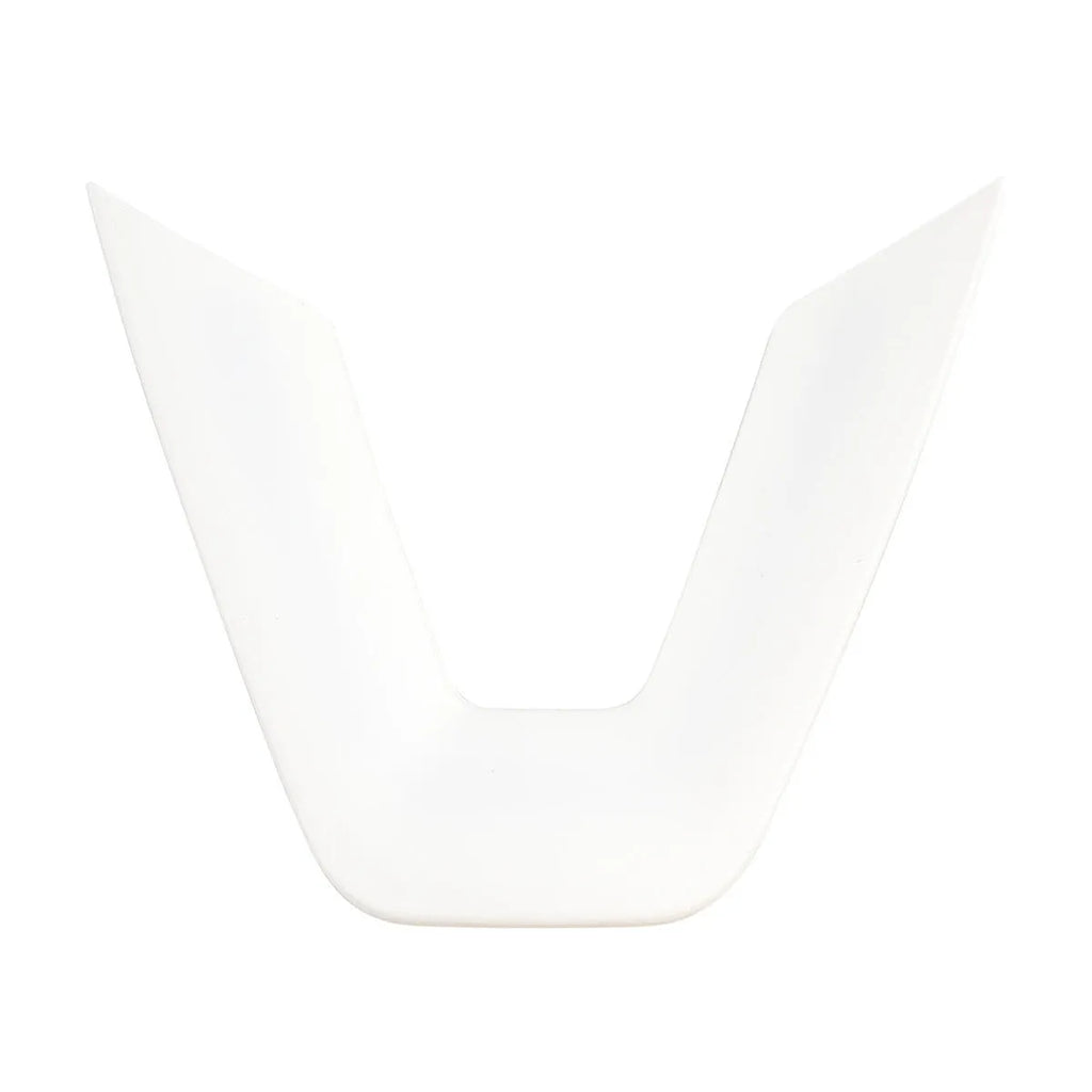 White plastic AB steering wheel protective patch for interior renewal