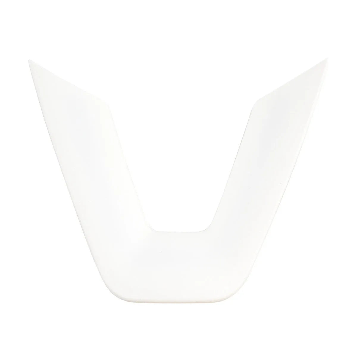 White plastic AB steering wheel protective patch for interior renewal