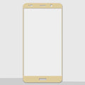 HUAWEI Mate10 mobile phone with toughened glass screen protector in black, gold, and white options
