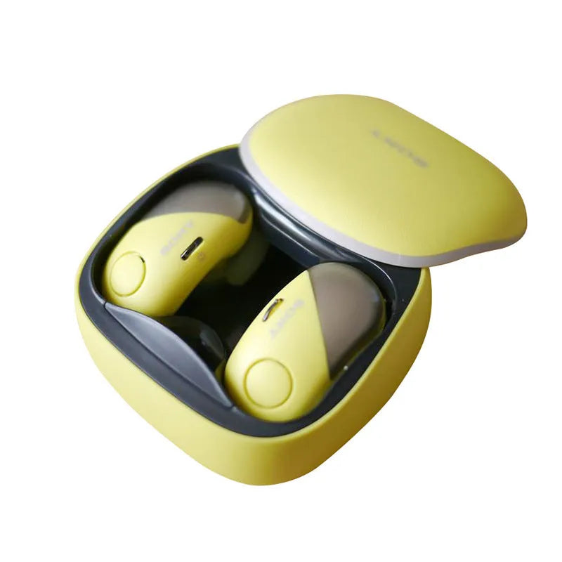 True wireless in-ear Bluetooth noise-canceling earbuds, waterproof, black colour, with charging case