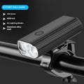L2 x2 bicycle headlight with Type-C charging and aluminum alloy housing