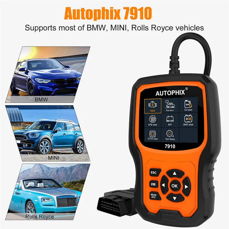 Autophix 7910 BMW diagnostic scanner and OBD2 code reader unit
