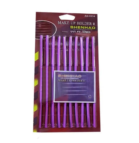 Decorative air conditioner strip PVC 0.8cm x 20cm for car air outlet in six colours, 10-piece set.