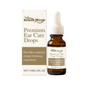 30ml ear care drops bottle with witch hazel and chamomile ingredients