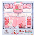 Padded baby clothes multi-piece set in Radish Rabbit A Pink colour for newborns
