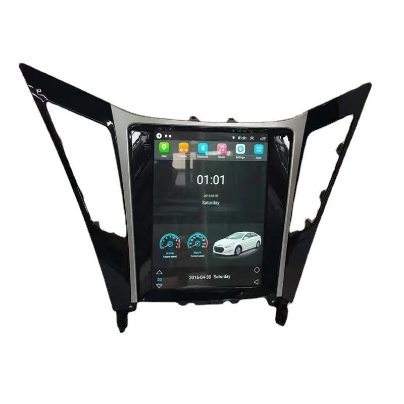 Vertical 9.7 inch Android smart car navigation system for Hyundai Sonata 2008 dashboard