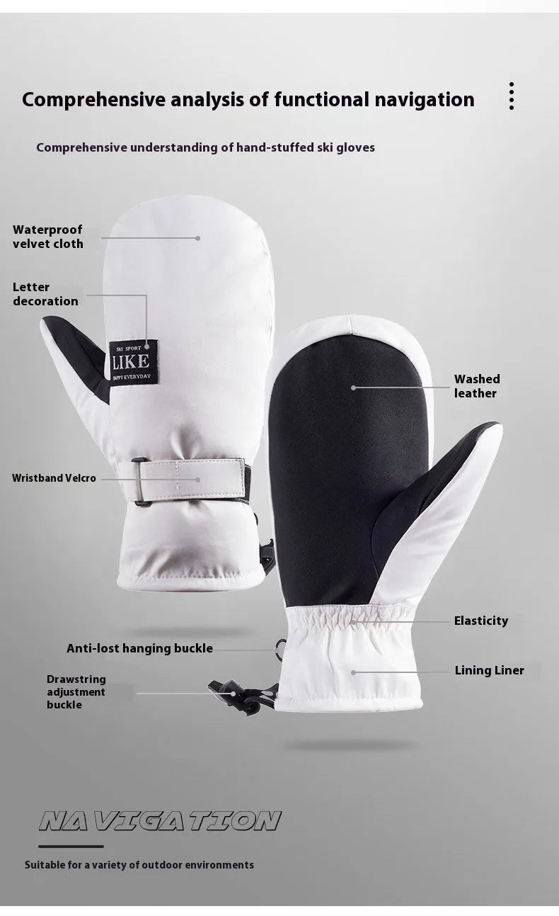 Black thermal cycling gloves with touch screen fingertips for cold weather bicycle riding