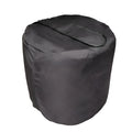 Black cylinder strongman sandbag with heavy duty 1000D nylon and YKK zipper for cross training
