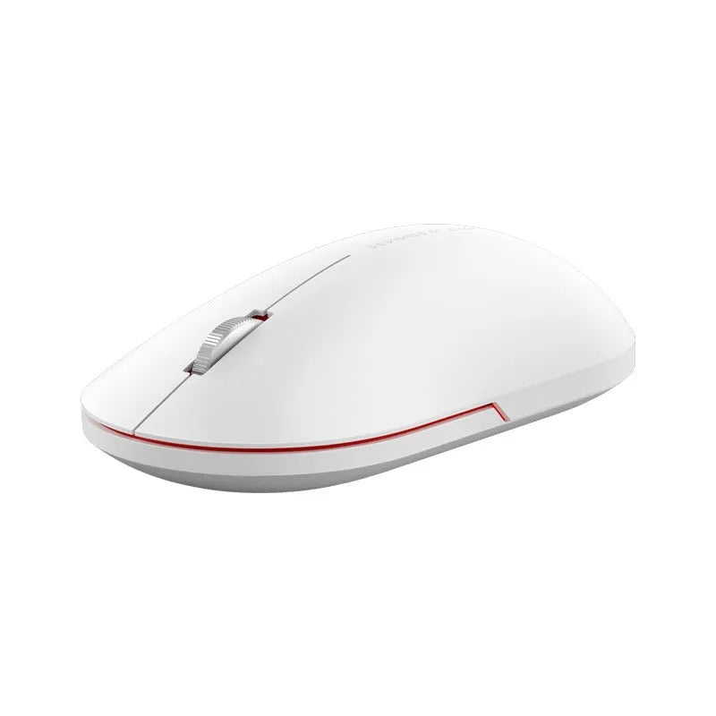 Grey ultra-thin Bluetooth wireless mouse for laptop with 2.4GHz and 1000 DPI