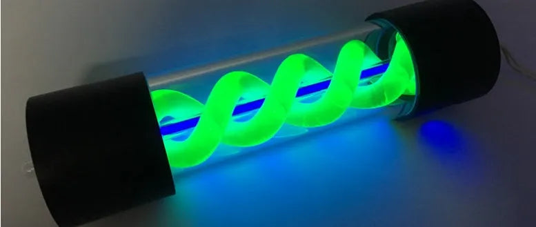 Clear cylindrical water cooling reservoir tank in four colour options with 155mm length