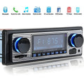 Advanced small car Bluetooth multimedia player with brushed metal panel, USB port, and remote control SX5513