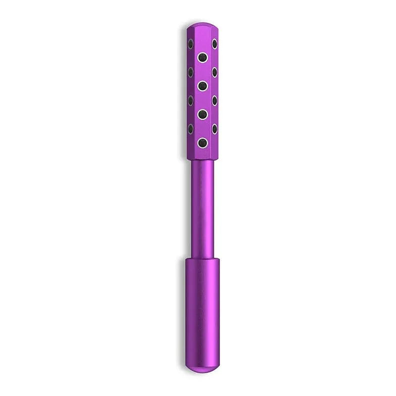 Germanium stone lifting facial roller stick 19x172mm non-powered household massager in purple highlight finish