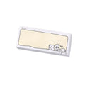 Cartoon sticky notes with animal designs in heart delivery theme, three size options shown