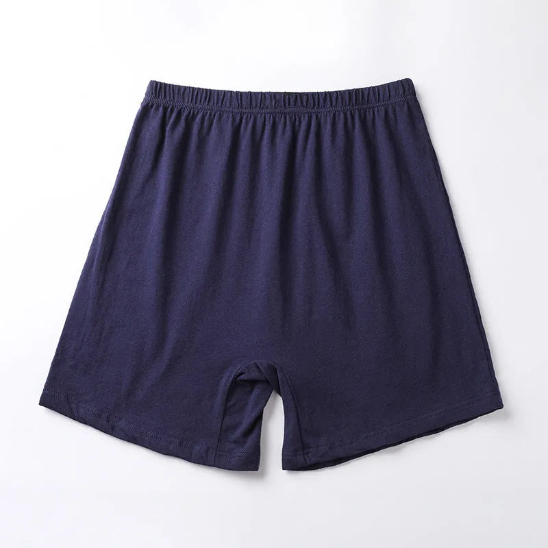 Men's solid colour modal boxers on a white background, showing high waist design.