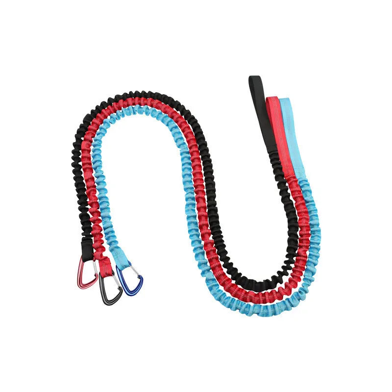 Metal bicycle hand holding rope for parent-child mountain bike pull in free size, available in red