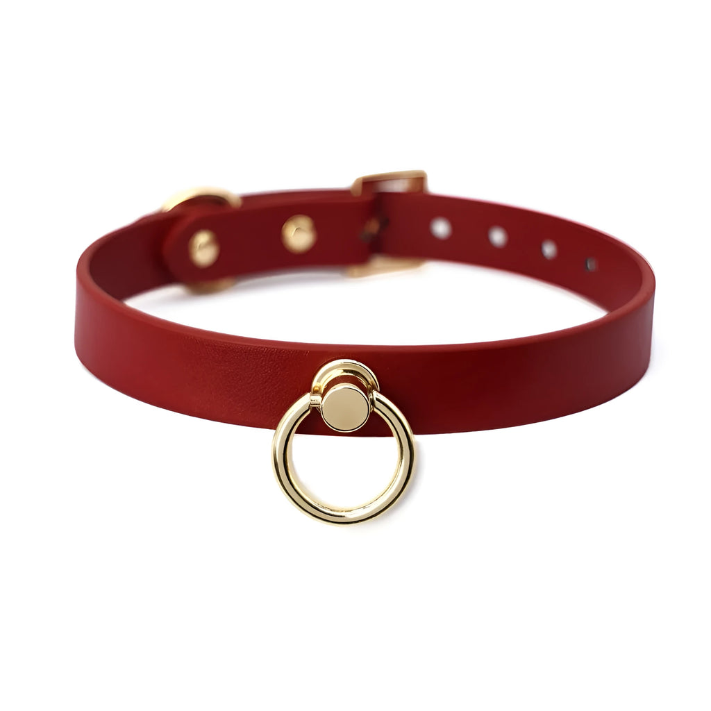 Black genuine cowhide dog collar with matching drag lead and chain attachment