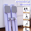 Multifunctional split supine board in purple, PP core trainer for fitness body and running sports