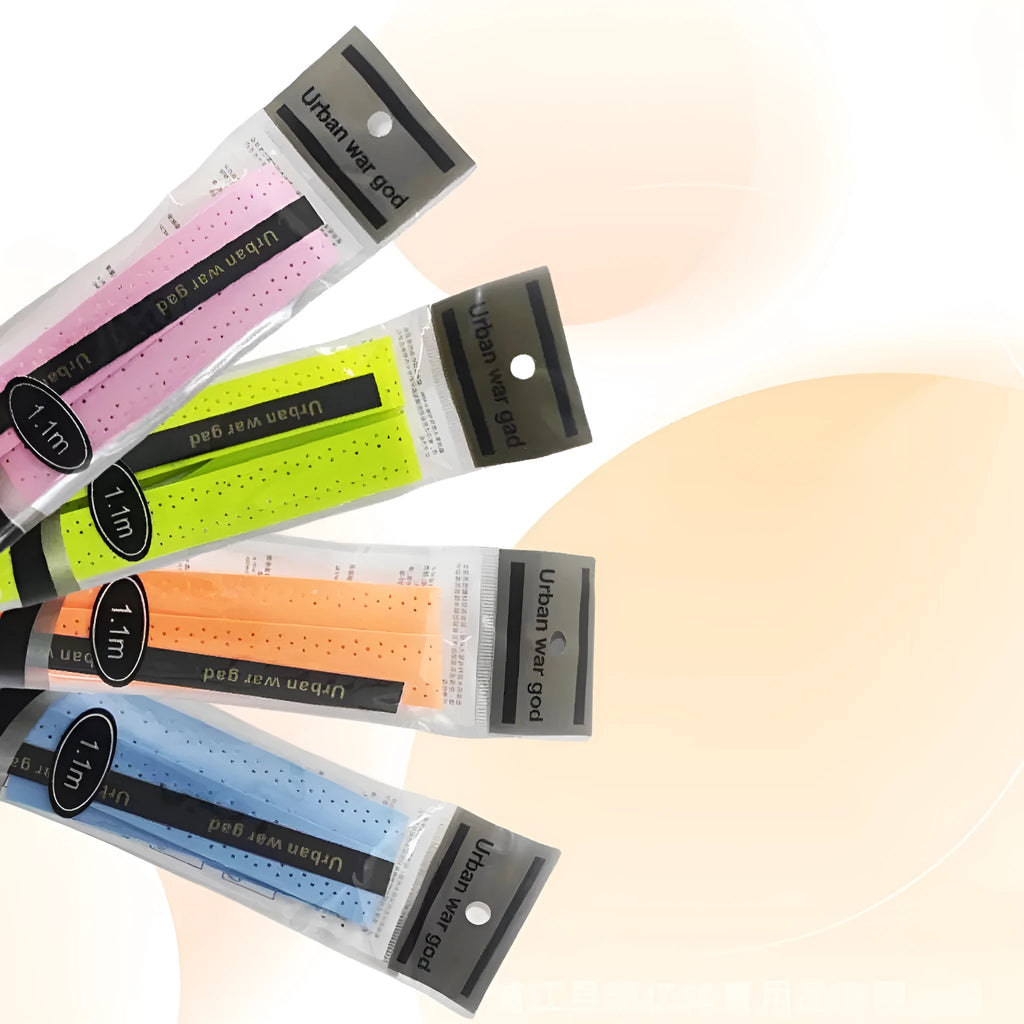 Peak racket grip tape in grey, red or black, non-slip and sweat absorbing, for tennis and badminton handles