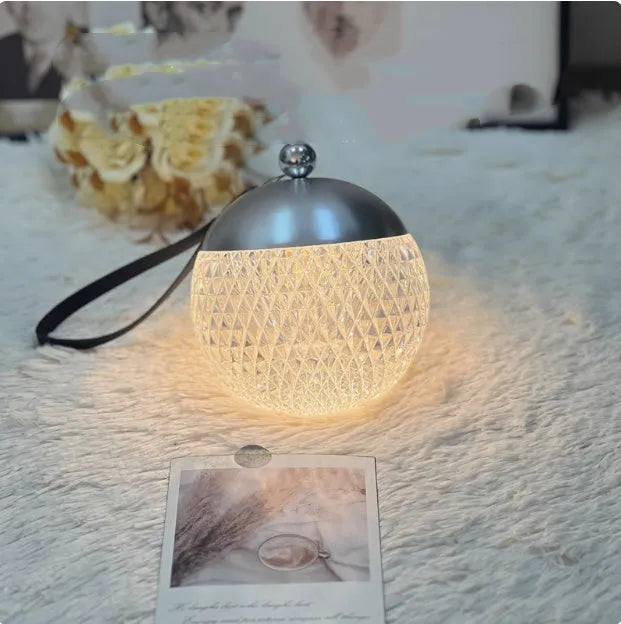 Modern minimalist portable table lamp with touch dimmable control in five colour options