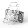 Transparent magnetic phone case for iPhone 17 series with TPU composite board and drop-resistant design