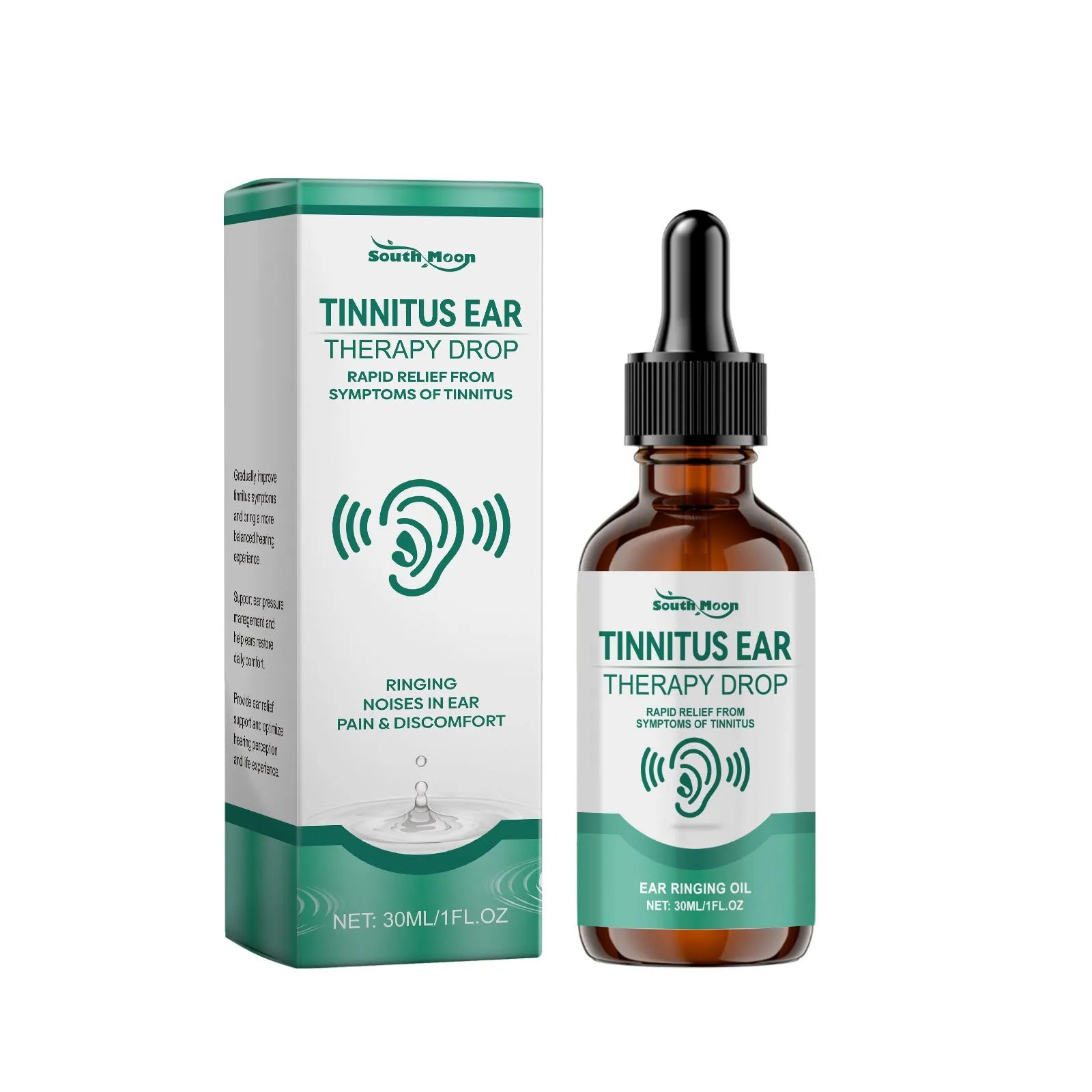 30ml bottle of gentle cleansing and moisturising ear drops for daily comfort care