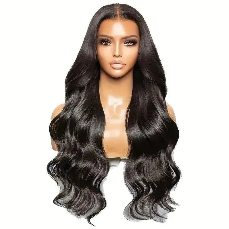 Front lace synthetic wig in colour M1307 1B, high temperature fibre, available in 20INCH to 32INCH lengths