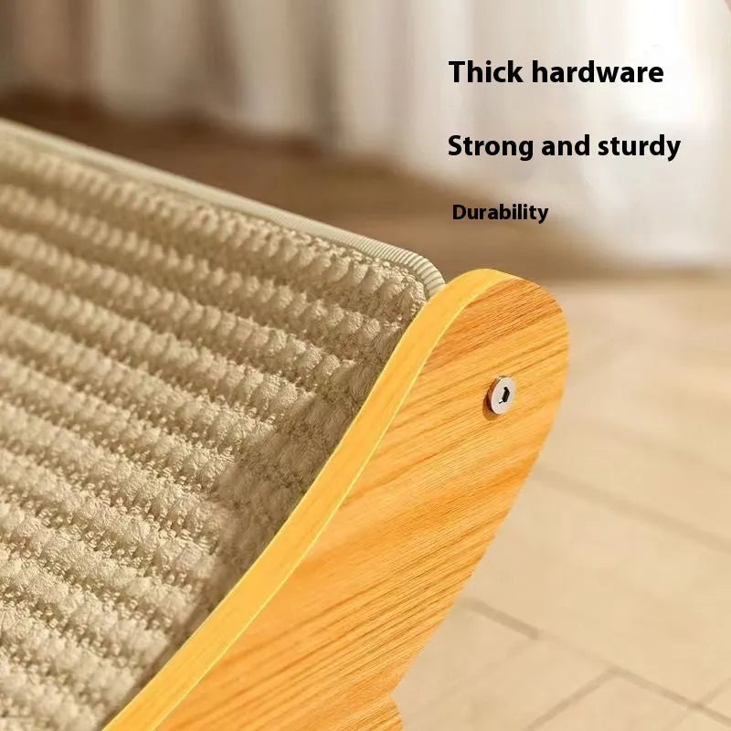 Sisal blanket cat scratch board in pastoral style design