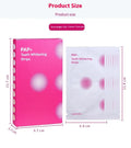 Box of whitening activated carbon anti-yellow stain tooth patch 7 pairs 14 stickers