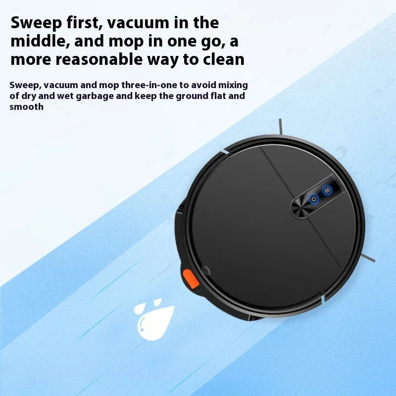 Black or white automatic sweeping robot vacuum cleaner with remote control for floor cleaning