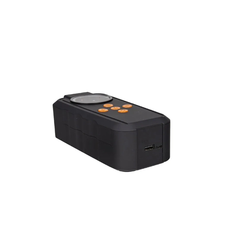Portable 12V 6-in-1 emergency air pump integrated machine with lighting and tyre pressure gauge