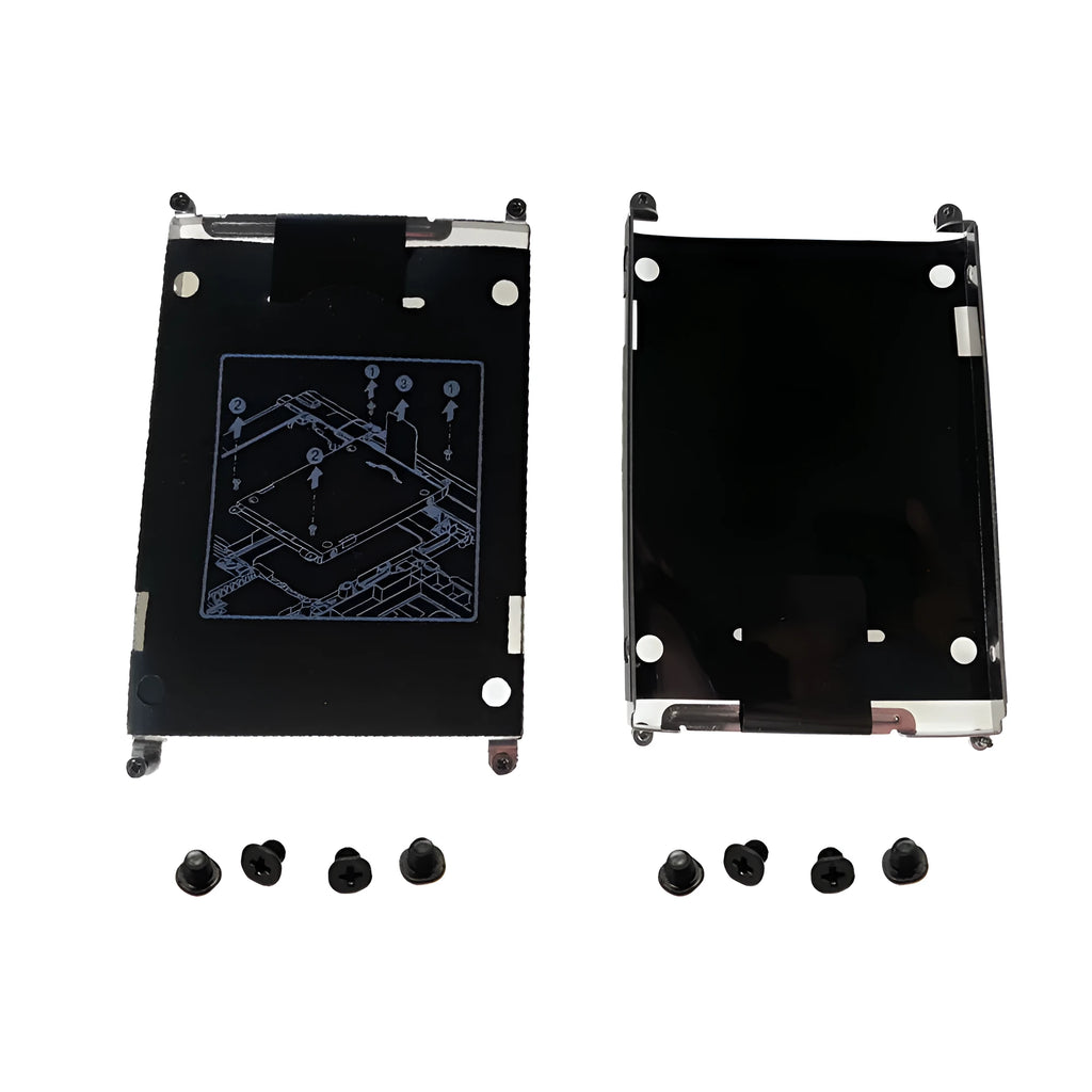 Black metal hard drive bracket for HP 2560p 2570p notebook with four screws