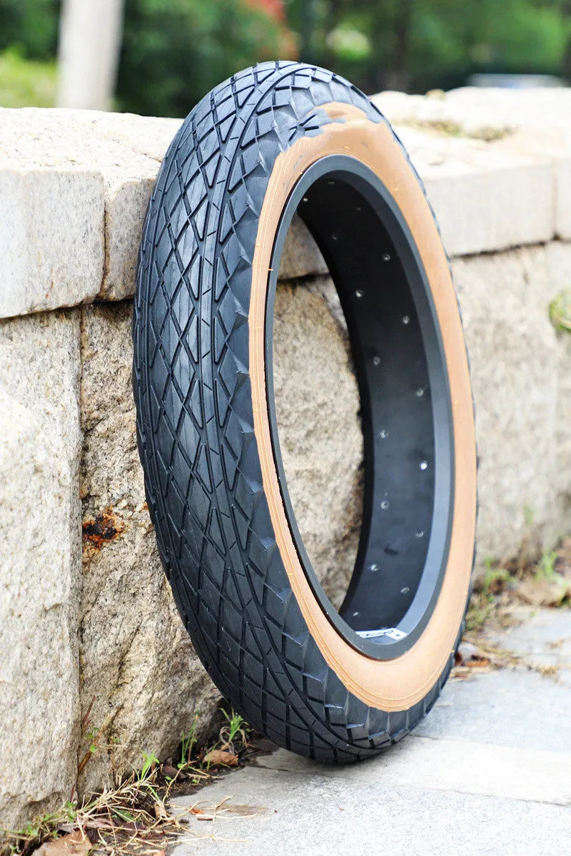 20x4.0 brown skin edge rubber tyre for snowmobile and electric beach car