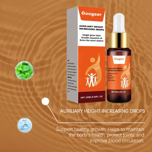 Googeer auxiliary height increasing drops in 20ml bottle with 2.2cm diameter