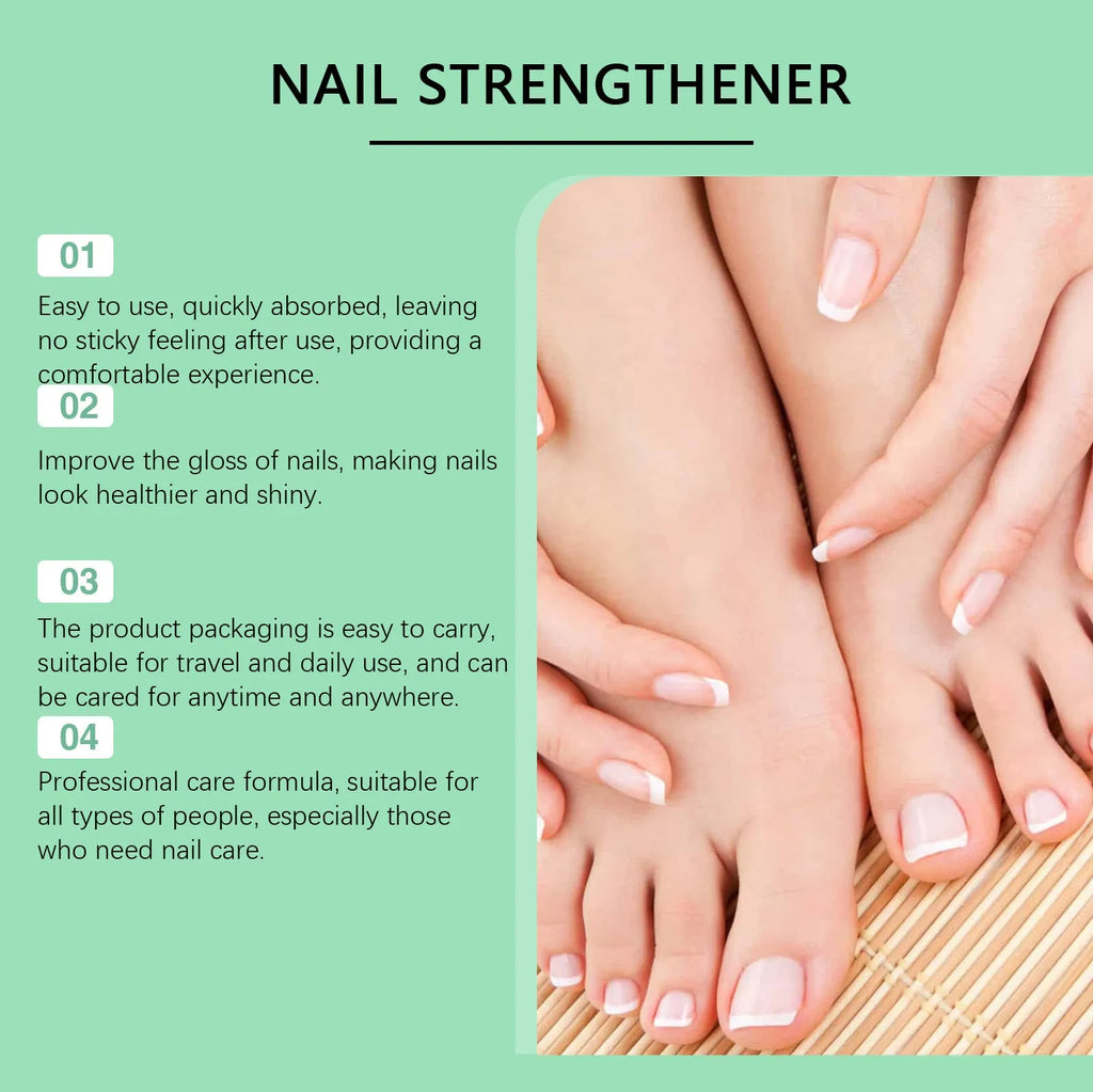 30ml bottle of clear nail care solution for gentle daily cleaning
