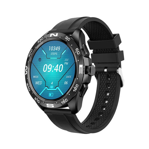 1.32 inch smart watch with health monitoring features and silicone wristband