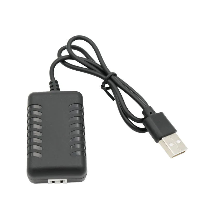 USB charging cable for 2S lithium polymer battery with overvoltage protection and CE mark