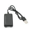 USB charging cable for 2S lithium polymer battery with overvoltage protection and CE mark