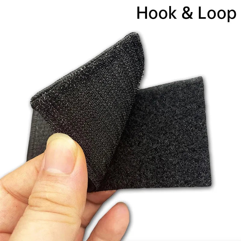 Outdoor embroidered fabric badge with Velcro strip on nylon polyester in various colour designs.