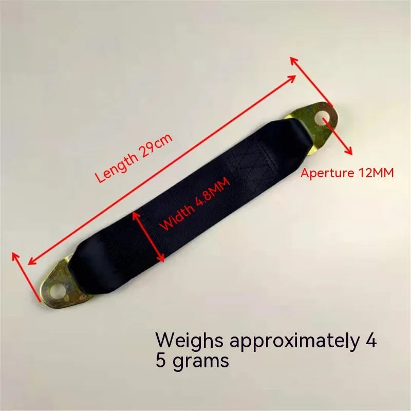 Universal electric door limit fixing strap in 16cm and 29cm sizes with screw nut