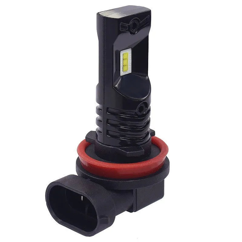 H11 H8 CSP 80W high power LED car front fog lamp with aviation aluminium body and six LED chips.