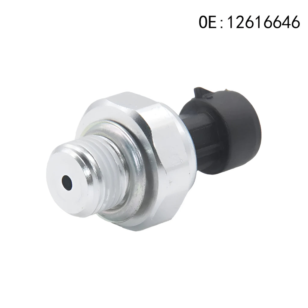 Silver metal automotive fuel pressure sensor for part numbers 12616646 12677836 D1846A