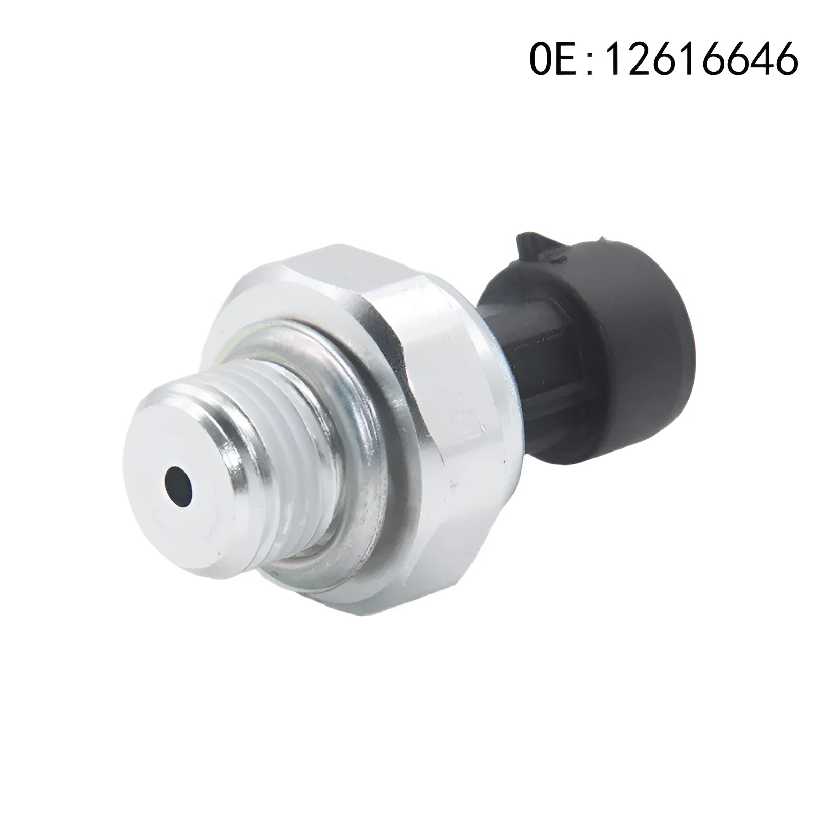 Silver metal automotive fuel pressure sensor for part numbers 12616646 12677836 D1846A