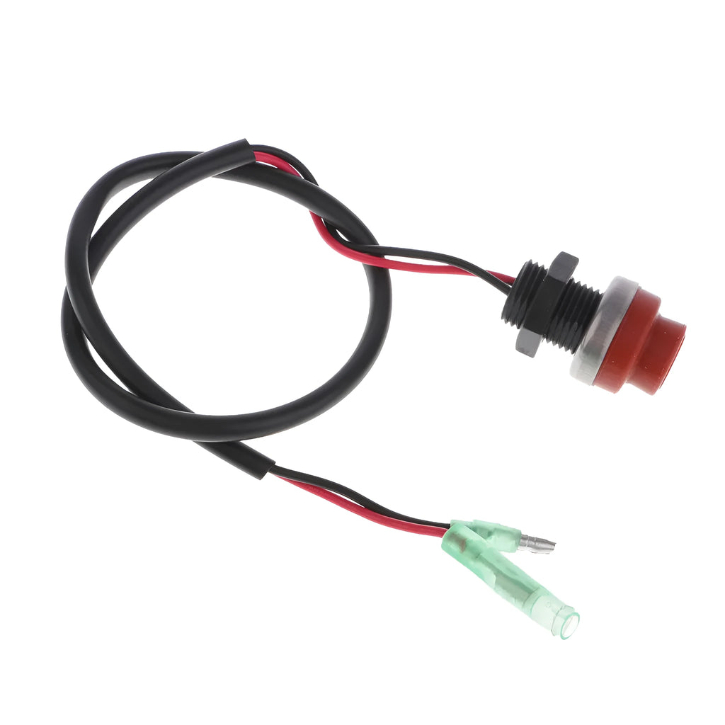 Black YAMAHA-branded rope lanyard for marine engine kill switch.