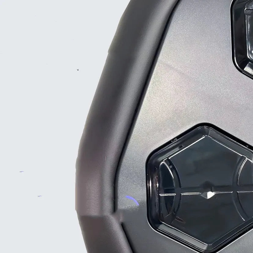 Black smart music boxing machine with Bluetooth connectivity and Velcro straps.