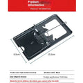 Automatic humane mouse trap cage made of white plastic with a metal door, shown in small, medium, and large sizes.