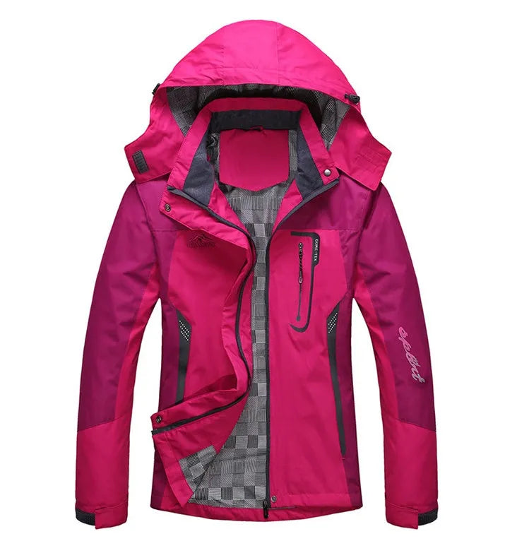 Autumn outdoor couple thin sports jacket in polyester, available in blue colour for unisex running and hiking