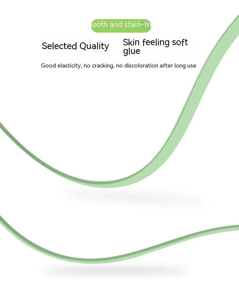 Three-in-one liquid silicone fast charging cable with aluminium alloy connectors, 1.2m length, in five colours.